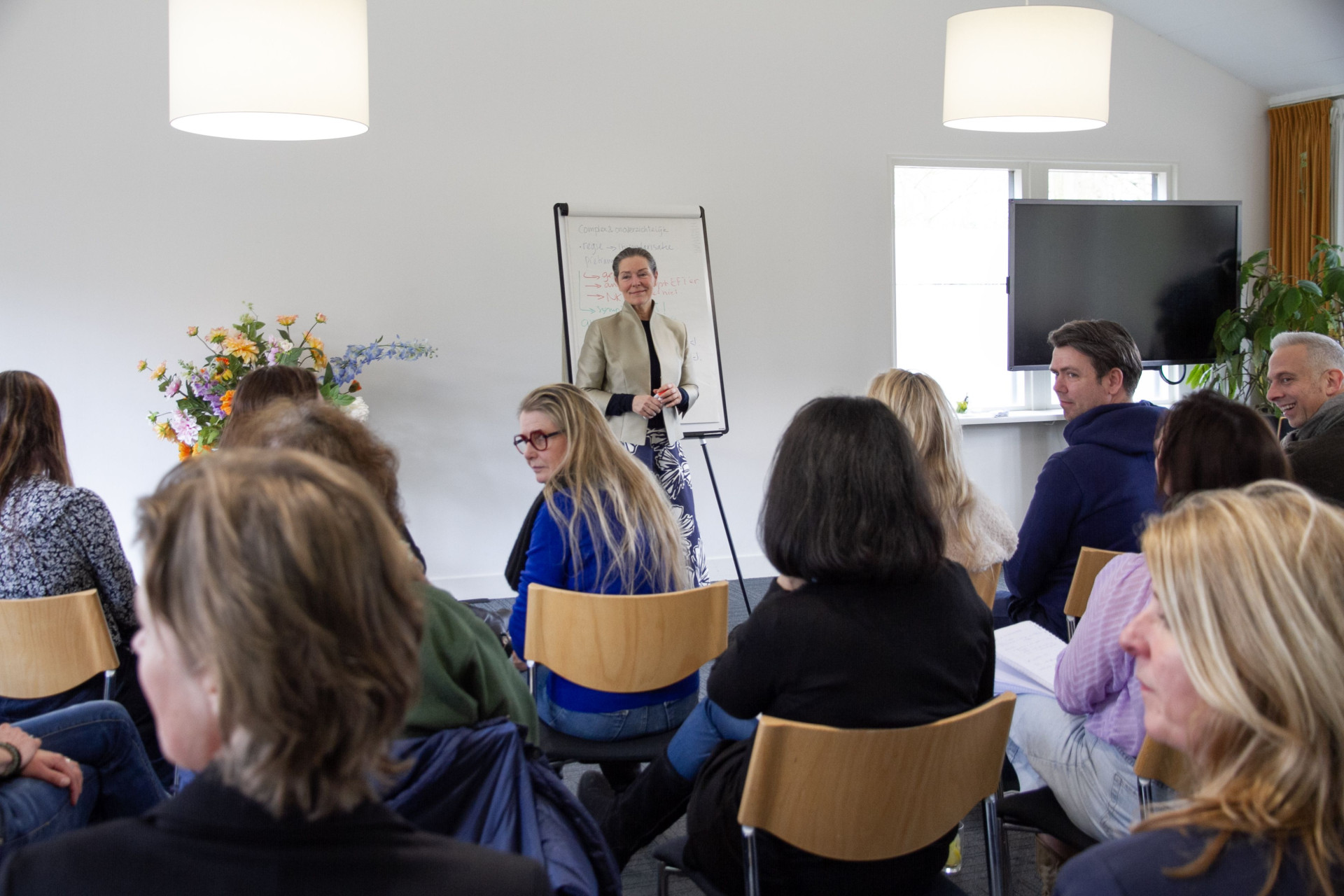 Asking a question in Novet EFT workshop